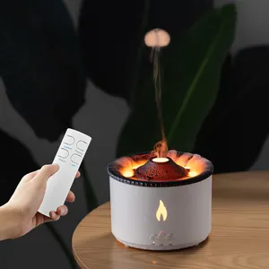 Home appliance with remote control cold and warm two-color night light essential oil aromatherapy volcanic spray aroma Diffuser