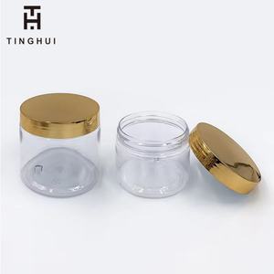 มีสินค้าในสต็อก ขวดพลาสติก PET ใส ขนาด 100 มล. 120 มล. 150 มล. 200 มล. 250 มล. พร้อมฝาสีทอง บรรจุภัณฑ์เครื่องสำอางสุดหรูสำหรับครีม - Product Image 3