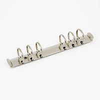 Fabrik Metall Buch bindung Clip Binder 6 Ring Binder Mechanismus mit Platte Ring Metall clip auf Notebook A5 Ring Clip