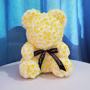 40cm Blumen Rosen bär zum Valentinstag Blumen bär Rosen bär Rose Teddy