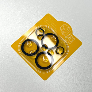 Protezione per fotocamera posteriore trasparente HD per obiettivo per fotocamera posteriore <span class=keywords><strong>iPhone</strong></span> 15 protezione in vetro temperato 3D per <span class=keywords><strong>iPhone</strong></span> 14 Plus <span class=keywords><strong>13</strong></span> Pro - Product Image 5