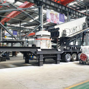 Hot <b>Sale</b> Wheel Type <b>Mobile</b> Granite Cone Crushing and Screening Plant Quarry Stone Crusher <b>Mobile</b> Machine - Product Image 3
