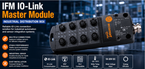 IFM IO-Link โมดูลกล่องจำหน่ายอุตสาหกรรมสำหรับระบบอัตโนมัติ PLC - Product Image 2