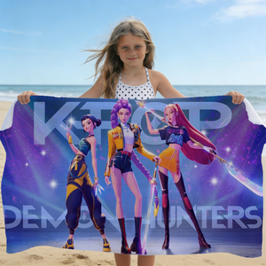 <span class=keywords><strong>Asciugamani</strong></span> da Spiaggia per Bambine 2026, <span class=keywords><strong>Asciugamani</strong></span> Personalizzati Stampati per Bambini, <span class=keywords><strong>Asciugamani</strong></span> da Spiaggia Assorbenti Kpop - Product Image 4