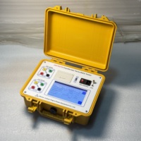 Testeur de rapport de transfert triphasé à écran tactile pour points neutres avec rappel de connexion inversée haute et basse tension