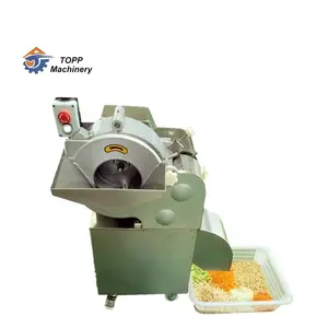 Electric vegetable cube cutting machine vegetable cutting and chopping machine