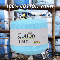 100% Combed Cotton 16 Ply Baby Yarn Full Cotton Yarn for Hand Woven Round Strand Scarf