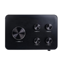 Système de mixage karaoké sans fil portable pour Smart TV, avec microphone, HD, AUX, BT, barre de son home cinéma et haut-parleur