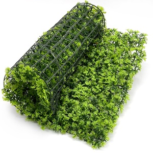 Paneles de césped verde UV, <span class=keywords><strong>valla</strong></span> de privacidad, decoración de patio trasero de jardín para decoración del hogar, planta de topiario, Seto de boj para eventos - Product Image 1
