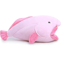 Peluche Poisson-écrevisse de 13 pouces, jouet en peluche doux et mignon, collection unique sur le thème de l'océan, cadeau pour enfants