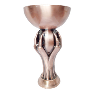 Trofeo Sportivo Personalizzato Campione in Metallo Artigianale Bronzo Drago Artiglio Ciotola per Palle Sportive, Souvenir Aziendali, Trofei, Medaglie e Targhe - Product Image 1