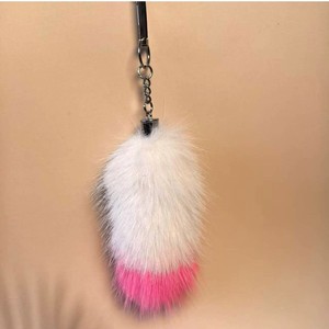 CPC Wholes colorati coda di volpe simulata animali di peluche appesantito peluche di personalizzazione giocattolo di peluche portachiavi - Product Image 5