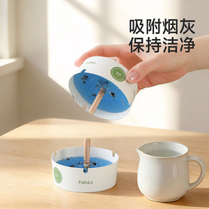 FaSoLa Portable Foam Ashtray Round Disposable Smoke Extinguisher Household Daily Necessity - Product Image 2