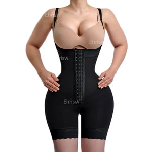 Mujeres cuerpo reloj de arena <span class=keywords><strong>Fajas</strong></span> Colombianas compresión Shapewear adelgazamiento vaina cuerpo completo doble <span class=keywords><strong>post</strong></span> cirugía encaje levantador de glúteos - Product Image 1