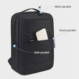 Mochila para Portátil de 15.6 Pulgadas con Logotipo Personalizado, para Adolescentes, Viajes de Negocios, Impermeable, de Diseño, con USB, Hecha Principalmente de Oxford - Product Image 3