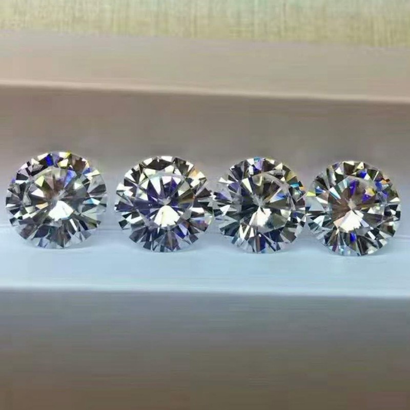 Synthetic Moissanite Diamond 3MM 4MM 5MM