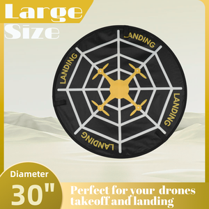แผ่นลงจอด 002 ขนาด 75 ซม. ยี่ห้อ Hot Factory แบบพับได้รวดเร็ว พกพาสะดวก กันน้ำ สำหรับโดรนระดับมืออาชีพ พร้อมอุปกรณ์เสริมปรับแต่งได้ - Product Image 3