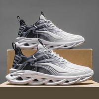 Chaussures de sport légères et respirantes pour hommes, design à lacets souples, nouvelle semelle EVA printemps-été, style tendance, chaussures de marche