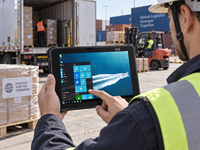 Tablette PC Robuste 10 pouces avec Lecteur NFC Frontal, Option Windows 11 Pro pour la Gestion d'Entreprise