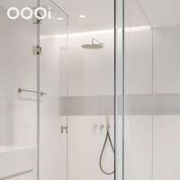Ensemble de douche froid chaud doré brossé haut de gamme ensemble de robinet de douche anti-empreinte digitale dissimulé pour salle de bain