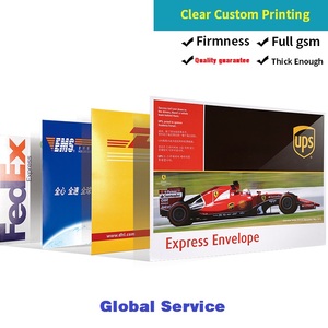 Sobres Rígidos de Cartón Reciclable y Duradero de 250gsm 300gsm con Impresión Personalizada a Medida para <span class=keywords><strong>Embalaje</strong></span> Exprés - Product Image 3