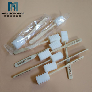 Munkcare - Palitos de limpieza de esponja, espuma suave, higiene bucal, cabezales de repuesto para cepillo de dientes posparto, multicolor - Product Image 3