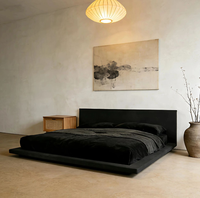 Lit au sol de 1,8 mètre, chambre principale, lit double, petit format, lit plateforme