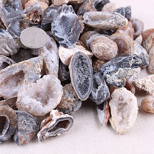Piedra Natural rugosa de alta calidad, piedra de cristal de alto nivel, rebanada de <span class=keywords><strong>geoda</strong></span> para decoración, venta al por mayor - Product Image 1