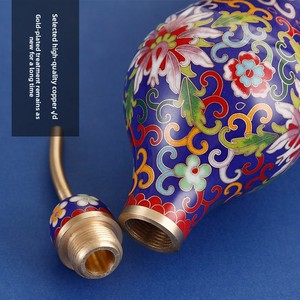 <span class=keywords><strong>Vase</strong></span> décoratif en forme de gourde à corps épais, fait main, pour fleurs paysagères, décoration intérieure, cadeau d'anniversaire pour personnes âgées - Product Image 3