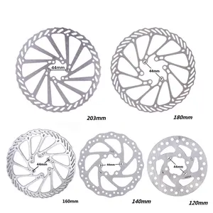 Goedkope Mountainbike Centrale Lock Rotor 120Mm/140Mm/160Mm/180Mm/203Mm fiets Remschijf Zwevende Schijfrem