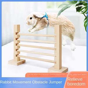 <span class=keywords><strong>Jouet</strong></span> d'entraînement pour <span class=keywords><strong>lapin</strong></span> et cobaye nain en bois détachable - Product Image 5