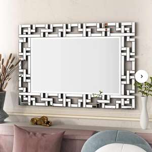 Espejos Decorativos Modernos para Muebles, Espejos de Pared para Sala de Estar, Espejos Decorativos Biselados Mcmahan para Hogar y Hotel - Product Image 3