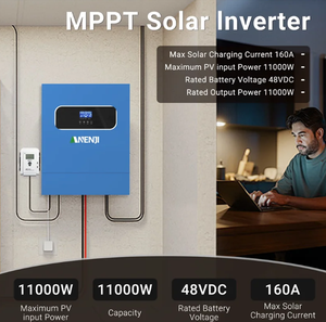 อเนนจิ ANJ-HHS-1100W-48V-WIFI อินเวอร์เตอร์ไฮบริด11กิโลวัตต์48โวลต์อินเวอร์เตอร์ออฟกริดมีสินค้าในสต็อกอินเวอร์เตอร์โซลาร์ MPPT - Product Image 1