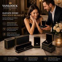 Boîte d'emballage de bijoux noire de luxe, logo personnalisé, coffret cadeau pour bague, collier, bracelet, emballage en papier rigide de qualité supérieure, OEM ODM