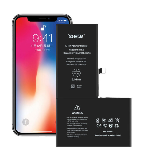 Higher Capacity Mobile I Phone Battery for iphone X XS 11 Batteries