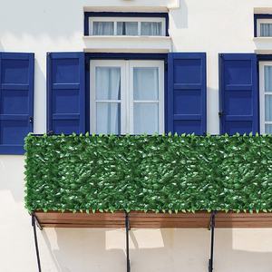 1x3M copertura della parete di Privacy dello schermo della siepe della foglia artificiale <span class=keywords><strong>per</strong></span> lo Screening del recinto delle <span class=keywords><strong>piante</strong></span> artificiali della decorazione del cortile dell'<span class=keywords><strong>interno</strong></span> all'aperto del giardino - Product Image 4