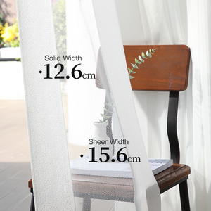 Persianas Verticales Motorizadas Blancas ZSTARR, Persianas Translúcidas con Control Remoto, Paneles Translúcidos <span class=keywords><strong>para</strong></span> Ventanas Grandes y Puertas Corredizas - Product Image 2