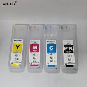 Cartouche d'encre rechargeable WEL-TRY pour traceur HP72 70 <span class=keywords><strong>727</strong></span> 728 730 745 746 Designjet T790 T1708 T920 T830 T730 T1600 Z2600 Z5600 - Product Image 6