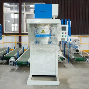 ماكينة حرارية احترافية شبه آلية لملء حبوب الفول السوداني والحبوب بحجم 5-50 كجم ماكينة تعبئة حبوب لخطوط الإنتاج