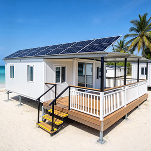 <span class=keywords><strong>Maison</strong></span> conteneur extensible de 20 pieds, système d'énergie solaire hors réseau, 2 chambres, <span class=keywords><strong>maison</strong></span> modulaire préfabriquée, certifiée CE, kit d'assemblage rapide - Product Image 1