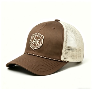 Casquette de baseball en gros OEM ODM, casquette de baseball tendance avec corde tressée, casquette en maille, casquette réglable, casquette de protection, casquette de sport d'extérieur - Product Image 3