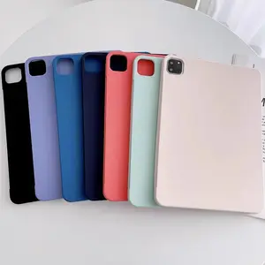 For custom logo explosion proof color mini 5th 10th generation air 2 10.2 silicone ipad case