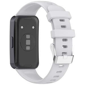 Pour <span class=keywords><strong>Huawei</strong></span> <span class=keywords><strong>Band</strong></span> 9 Bandes de sport en silicone souple et respectueuses de la peau Bracelets de montre de remplacement étanches classiques Bracelet de montre - Product Image 2