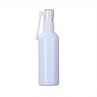 Flacon pulvérisateur nasal rotatif à pompe en PET blanc de 10 ml à 100 ml avec longue buse pour sérum de soin de la peau et produits en vrac