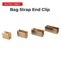 ALALAMU Clip d'extrémité de sangle de sac en alliage de zinc, durable et réglable, décoration métallique pour sacs à main et bagages