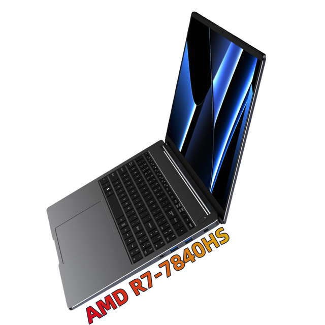 2025 High Performance 16 Inch Big Screen 2K 2560*1600 AMD Ryzen R7 8845HS Radeon 780M Business Game Office 64+128GB Laptop