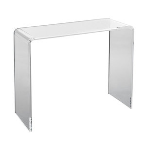 Factory Custom 38.2x15x29.3 Inch <strong>Clear</strong> Acrylic Console <strong>Table</strong> Transparent Acrylic End <strong>Side</strong> <strong>Table</strong> Foyer Living Room Coffee <strong>Tables</strong> - Product Image 4