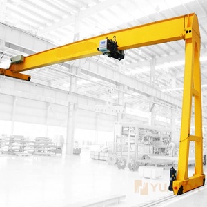 Bmh-grúa Semiportal de alta resistencia, modelo 5 Ton, montada en riel de 15 toneladas, viga única, pierna, semigrúa - Product Image 1