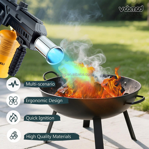 Powerful Classic Big Flame <strong>Kitchen</strong> <strong>Blow</strong> <strong>Torch</strong> for Cooking BBQ Grill Steak Searing with Safety Lock Cigarette Use - Product Image 6