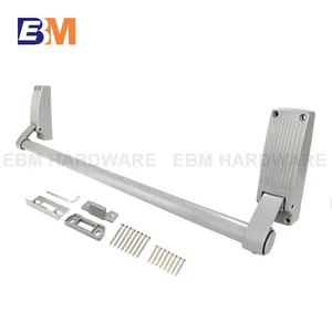 Reversible Door Rim Panic Latch Fire Rated Escape Exit Door Panic Exit Device Push Bar Rod Lock